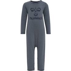 Schwarz Jumpsuits Hummel hmlMULLE Baby-Strampler 1009 black iris