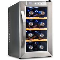 Interior Lighting Wine Coolers Ivation Thermoelectric 8-Bottle Free Standing Gray, Black, White