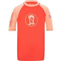 Trollkids Kvalvika T T-shirt - Sweet Cherry Dahlia