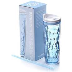 Blue Tumblers Cupture Crystal Click & Seal Tumblerglass