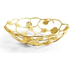 Gold Bread Baskets Michael Aram Botanical Leaf Gold Bread Basket