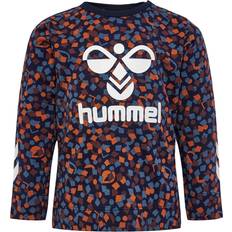 Langærmet hummel sort Hummel Langærmet T-shirt HmlCONFETTI Blå Drenge