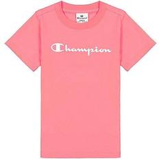 Champion Tops Champion Crewneck T-shirt Ps171 Unisex Rosa