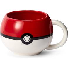 Just coffee Just Funky Pokemon Pokeball Molded Ceramic Coffee Mug Taza