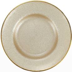 Brown Dessert Plates Vietri Metallic Glass Salad Plate Plato de Postre