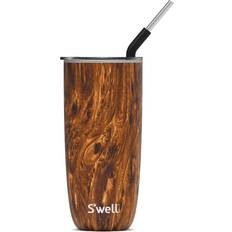 S'well Stainless Steel Tumbler with Straw 24 Fl Oz Travel Mug