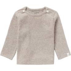 Noppies U Tee ls Rib Natal Taupe Melange