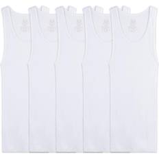 Tank Tops Fruit of the Loom Boys Tank Top A-Shirts 5 Pack - White