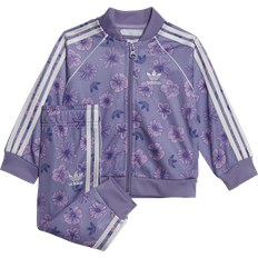 Purple Tracksuits Children's Clothing adidas Girls Floral Superstar Tracksuit Set Girls' Toddler Magic Lilac/Multicolor 18MO