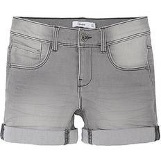 Name It Medium Denim Shorts - Grey