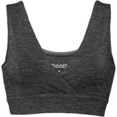 Merino Wool Nursing Bra Dark Grey Melange
