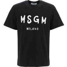 MSGM Logo Print T-shirt - Black