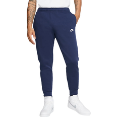 Men - Polyester Trousers & Shorts NIKE Sportswear Club Fleece Joggers - Midnight Navy/White