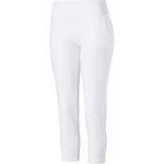 Children's Clothing Puma Junior Girls Golf Pants, White, Bottoms