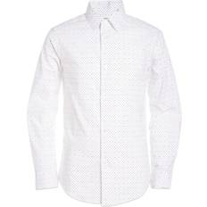 Dresses Calvin Klein Boys' Blazers White & Gray Dot Long-Sleeve Button-Up Boys