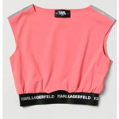 Rosso Canottiere Karl Lagerfeld Top Kids - Rosso