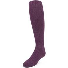 Girls - Purple Socks MeMoi Girl's Cable Knit Tights - Plum Perfect (32231067713578)