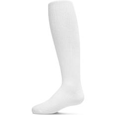 MeMoi Girl's Thin Ribbed Tights - White (32230815137834)