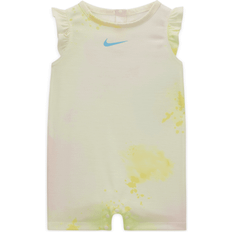 Polyester Playsuits Nike Baby's Just DIY It Romper - Coconut Milk