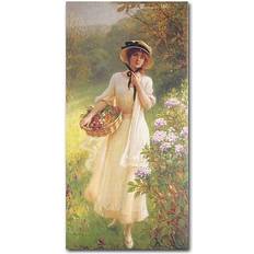 Cotton Wall Decor Trademark Fine Art 'Springtime' Print on Wrapped Canvas & Wall Decor