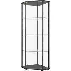 Glass Cabinets Coaster 953234 Curio Tempered Tempered Glass Cabinet