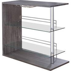 Gray Small Tables Coaster 100156 47" Bar Unit Small Table