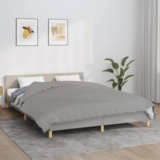 Textiles vidaXL Con Peso Tela Gris 220x240 cm 15 kg Manta Gris