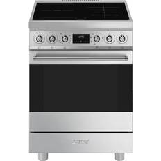 Piastra a Induzione Smeg Cucina Con Piano Cottura A Induzione C6IMX2 Acciaio inossidabile