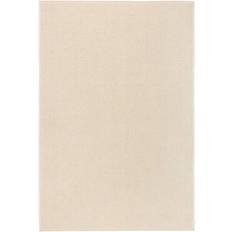 vidaXL Rug Short Cream Beige, White cm