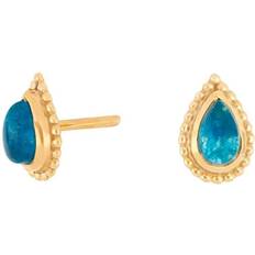 Nordahl Jewellery Andersen Förgyllt Silver Stiftörhängen Med Apatit 30290545900