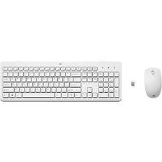 Claviers HP 230-240 Sans Fil 2.4 GHz QWERTY Blanc Pour Pavilion 13 14 15 24 27