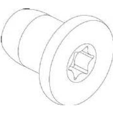 CUBIC Cylinderskrue, torx, lavt hoved.