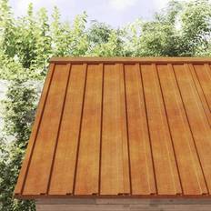 Sheet Materials vidaXL 60 x 44 cm/ 36 pcs 12/36x Roof Panels Grey Weathering Steel Roof Profile Sheet Multi Sizes