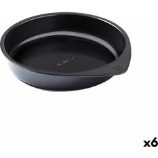 Pyrex Horno Magic Redondo Negro Ø 26 cm (6 Unidades) Molde para Hornear