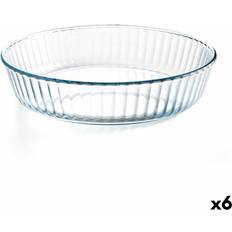 Transparent Backformen O Cuisine Circular Oven Mould Set 26 x 26 x 5.9 cm Transparent Baking Tin