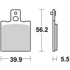 Pièces de Vélo TRW Organic Allround MCB553 Kit