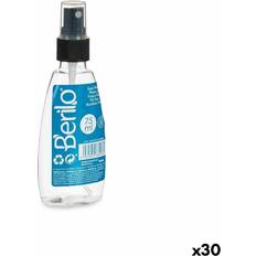 Bottiglie da viaggio Berilo Spruzzatore Plastica Trasparente Nera 75 ml 30 Unità 75ml