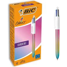 Arti e Mestieri Bic Penna A Sfera A Scatto 4 Colori 12 pcs