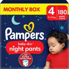 Pampers night Pampers Baby Dry Night Pants Size 4 9-15kg 180pcs