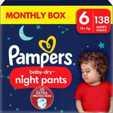 Pampers Babyudstyr Pampers Baby Dry Night Pants Size 6 15+kg 138pcs