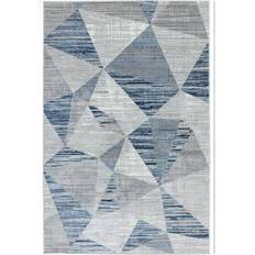 Asiatic medium 120x170cm Orion Blocks Geometric Gold, Blue, Silver