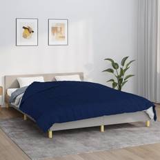 Tessili vidaXL Ponderata Blu 200x225 cm 13 kg Coperta Blu