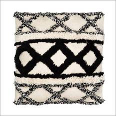 Sass & Belle Scandi Boho Cushion Complete Decoration Pillows Black