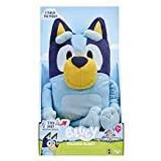 Push Toys Bluey mit Sound-Effekten, Funktionsplüsch, interaktives Plüschtier, sprechendes Plüschtier, Plüschtier 33 cm