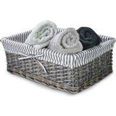 Maison & White Wicker Large M&W Basket