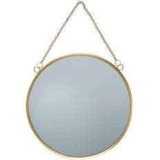 Sass & Belle Touch Of Gold Round Wall Mirror