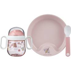 Baby servies uitverkoop Mepal Servies Flowers and Butterflies 3-delig Roze