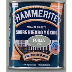 Hammerite Esmalte Sobre Hierro Y óxido 750 ml Pintura para Metales Gris 0.75L