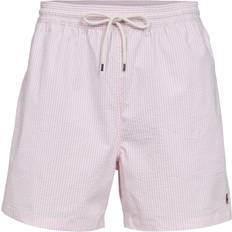 Polo ralph lauren boxer Polo Ralph Lauren Recyceled Traveler Boxer Seersucker Swimshorts Pink