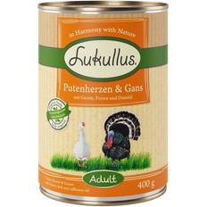 Lukullus Kæledyr Lukullus Naturkost 12 400 Adult Kalkunhjerter & Gås